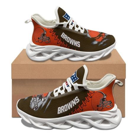 Cleveland Browns NFL Max Soul Shoes Sneakers For Men And Women