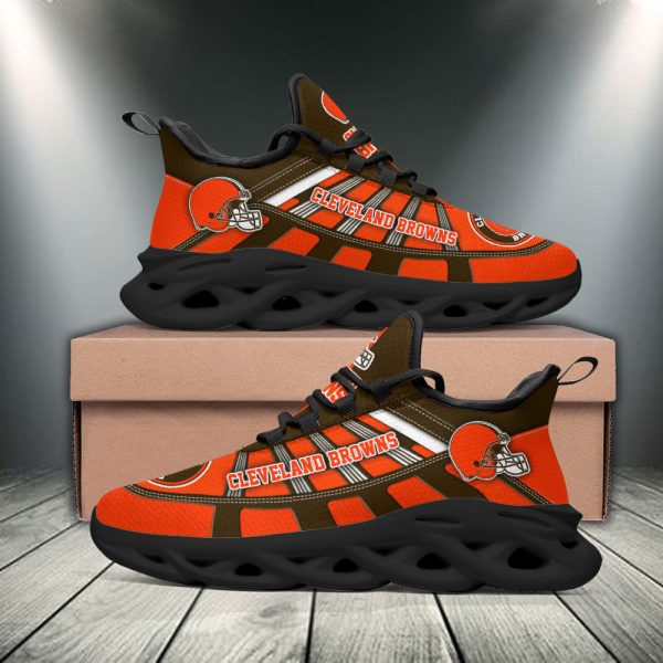 Cleveland Browns NFL Max Soul Shoes Sneakers For Men And Women