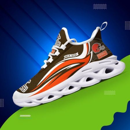 Cleveland Browns NFL Max Soul Shoes Sneakers For Men And Women