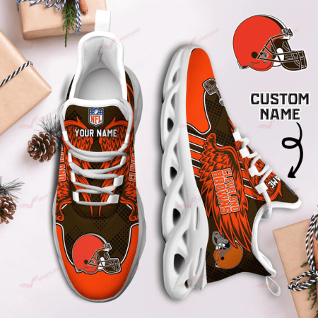 Cleveland Browns NFL Max Soul Shoes Sneakers For Men And Women