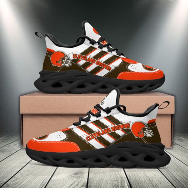 Cleveland Browns NFL Max Soul Shoes Sneakers For Men And Women