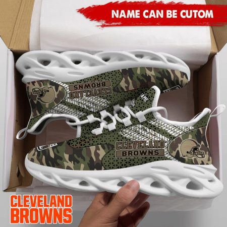 Cleveland Browns NFL Max Soul Shoes Sneakers For Men And Women