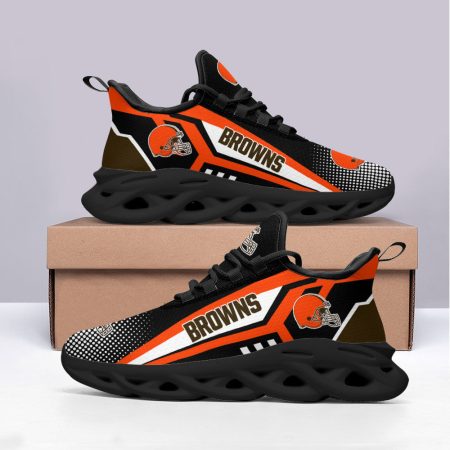 Cleveland Browns NFL Max Soul Shoes Sneakers For Men And Women