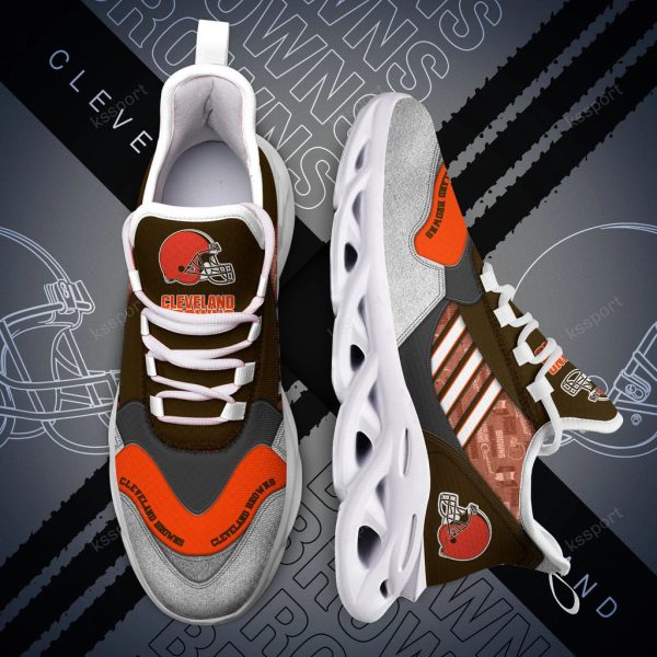 Cleveland Browns NFL Max Soul Shoes Sneakers For Men And Women