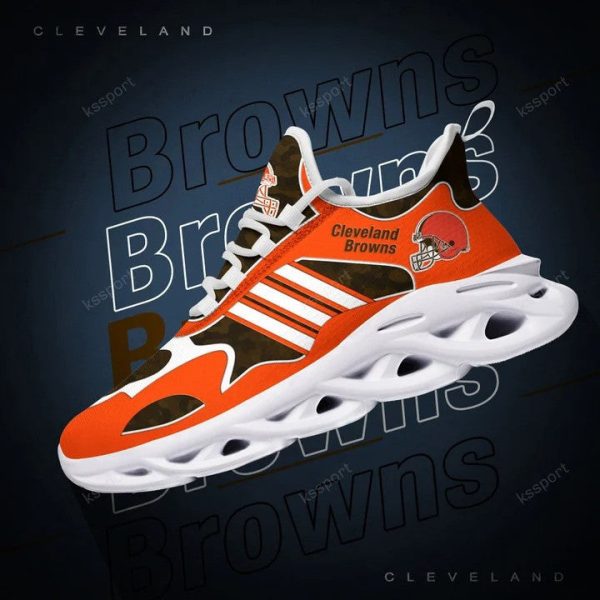 Cleveland Browns NFL Max Soul Shoes Sneakers For Men And Women