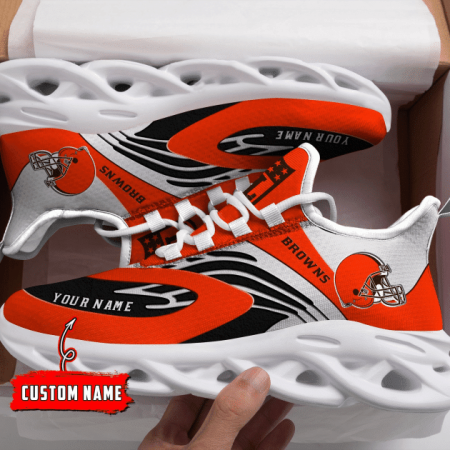 Cleveland Browns NFL Max Soul Shoes Sneakers For Men And Women