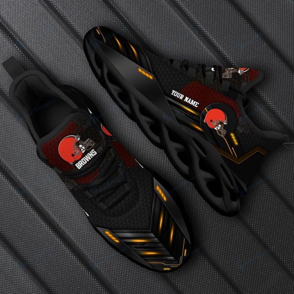 Cleveland Browns NFL Max Soul Shoes Sneakers For Men And Women