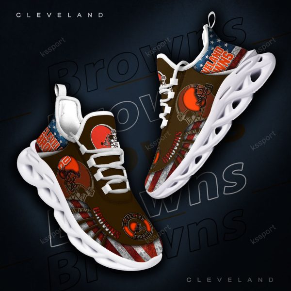 Cleveland Browns NFL Max Soul Shoes Sneakers For Men And Women