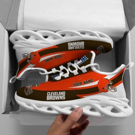 Cleveland Browns NFL Max Soul Shoes Sneakers For Men And Women