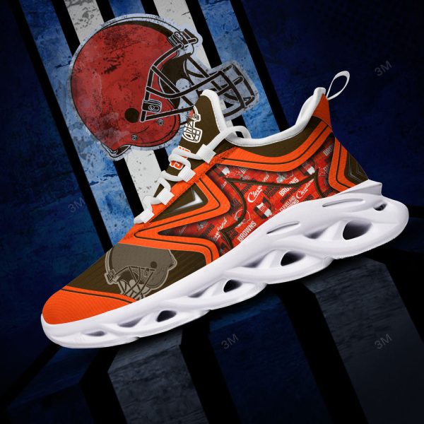 Cleveland Browns NFL Max Soul Shoes Sneakers For Men And Women