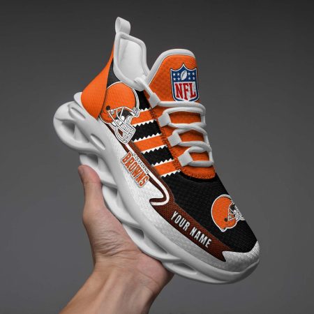 Cleveland Browns NFL Max Soul Shoes Sneakers For Men And Women