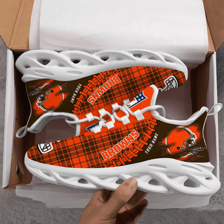 Cleveland Browns NFL Max Soul Shoes Sneakers For Men And Women