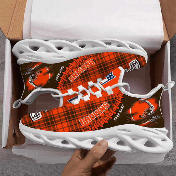 Cleveland Browns NFL Max Soul Shoes Sneakers For Men And Women