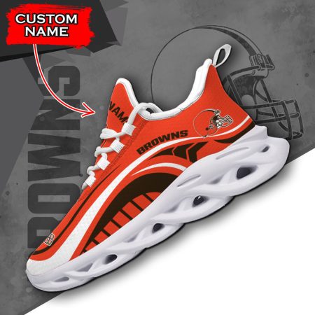 Cleveland Browns NFL Max Soul Shoes Sneakers For Men And Women