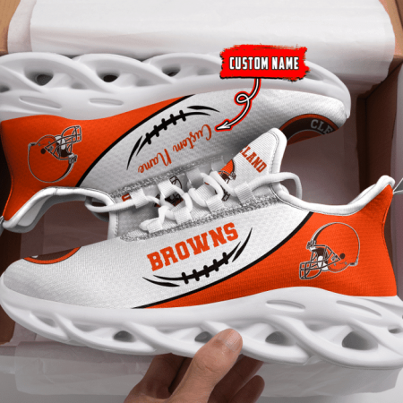 Cleveland Browns NFL Max Soul Shoes Sneakers For Men And Women