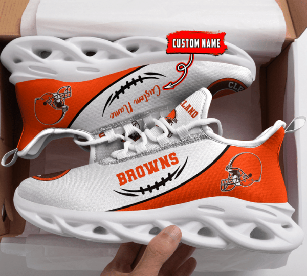 Cleveland Browns NFL Max Soul Shoes Sneakers For Men And Women