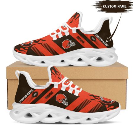 Cleveland Browns NFL Max Soul Shoes Sneakers For Men And Women