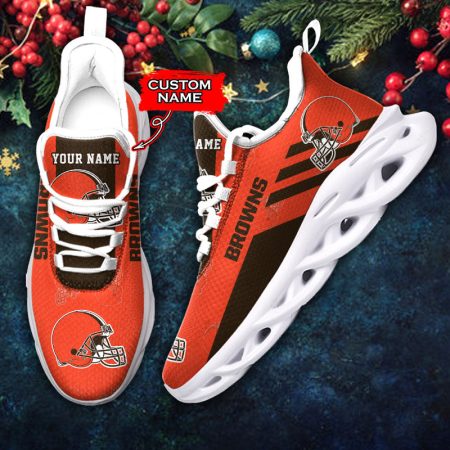 Cleveland Browns NFL Max Soul Shoes Sneakers For Men And Women