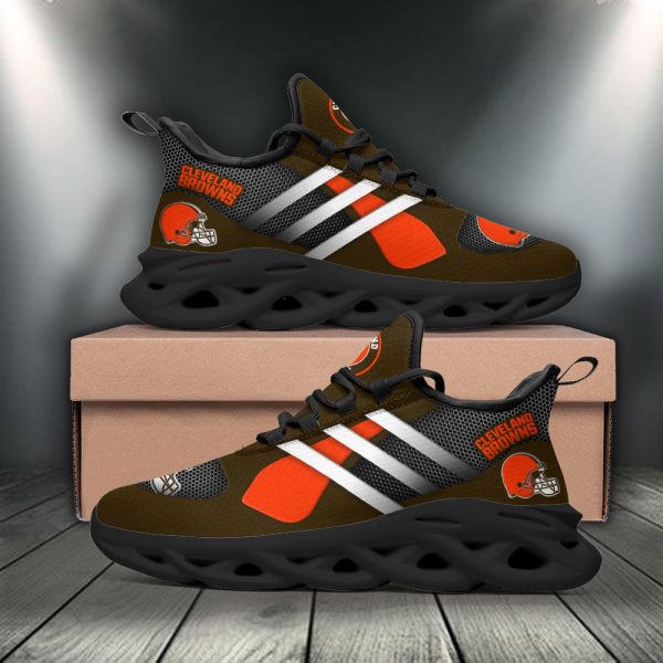 Cleveland Browns NFL Max Soul Shoes Sneakers For Men And Women