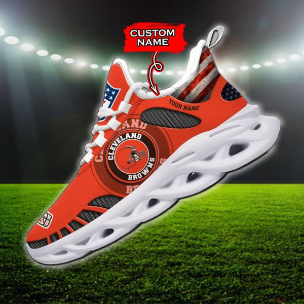 Cleveland Browns NFL Max Soul Shoes Sneakers For Men And Women