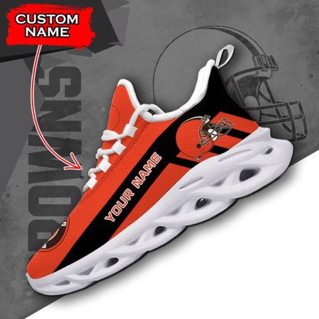 Cleveland Browns NFL Max Soul Shoes Sneakers For Men And Women