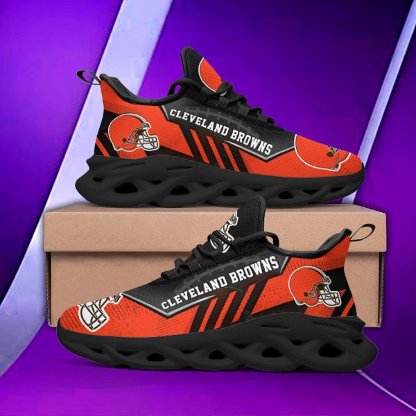 Cleveland Browns NFL Max Soul Shoes Sneakers For Men And Women