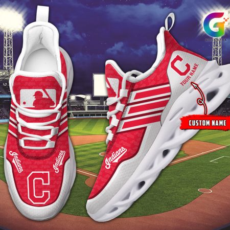 Cleveland Indian MLB Max Soul Shoes Sneakers For Men And Women