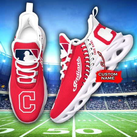 Cleveland Indians MLB Max Soul Shoes Sneakers For Men And Women