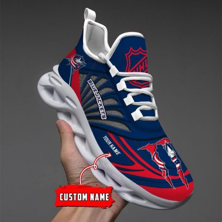 Columbus Blue Jackets Max Soul Shoes Sneakers For Men And Women