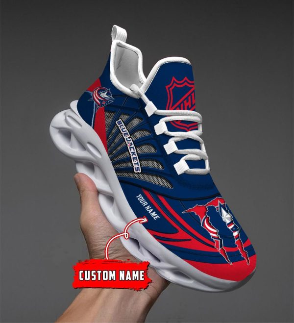 Columbus Blue Jackets Max Soul Shoes Sneakers For Men And Women