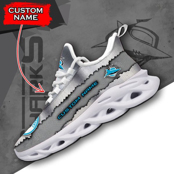 Cronulla-Sutherland Sharks NRL Max Soul Shoes Sneakers For Men And Women