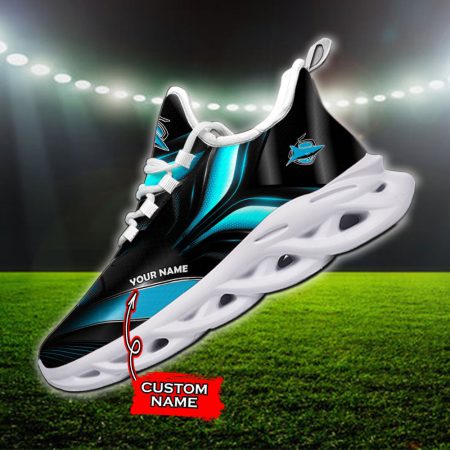 Cronulla-Sutherland Sharks NRL Max Soul Shoes Sneakers For Men And Women