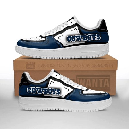 Dallas Cowboys NFL Air Low-Top Sneakers Shoes For Men And Women