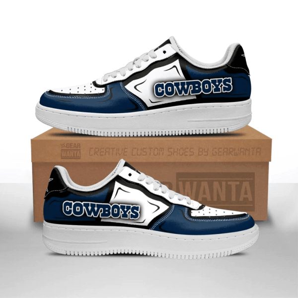 Dallas Cowboys NFL Air Low-Top Sneakers Shoes For Men And Women