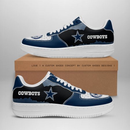 Dallas Cowboys NFL Air Low-Top Sneakers Shoes For Men And Women