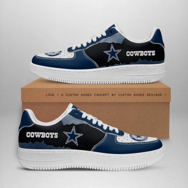 Dallas Cowboys NFL Air Low-Top Sneakers Shoes For Men And Women
