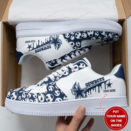 Dallas Cowboys NFL Air Low-Top Sneakers Shoes For Men And Women