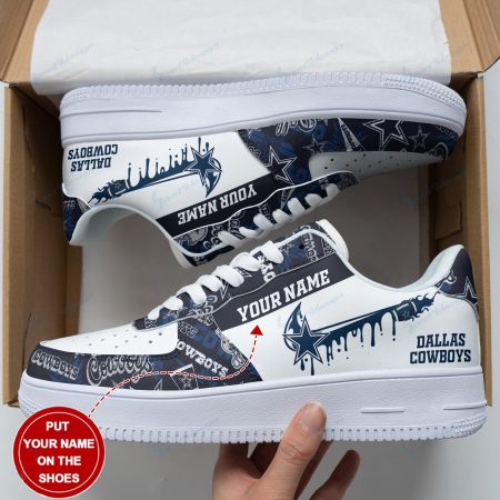 Dallas Cowboys NFL Air Low-Top Sneakers Shoes For Men And Women