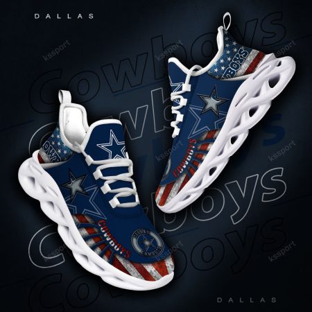 Dallas Cowboys NFL Max Soul Shoes Sneakers For Men And Women