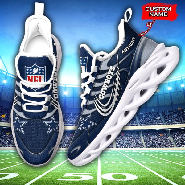 Dallas Cowboys NFL Max Soul Shoes Sneakers For Men And Women