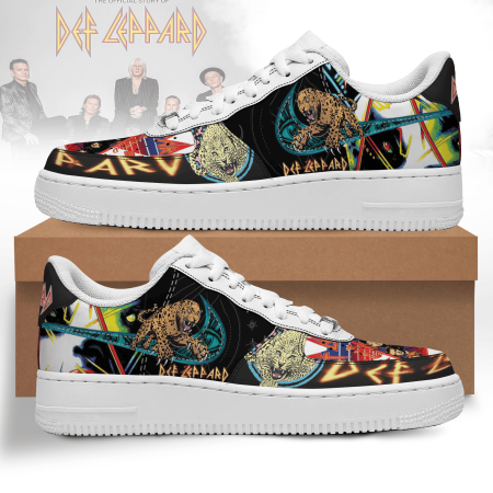 Def Leppard Air Low-Top Sneakers Shoes For Men And Women