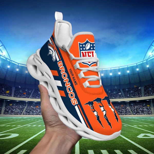 Denver Broncos Max Soul Shoes Sneakers For Men And Women
