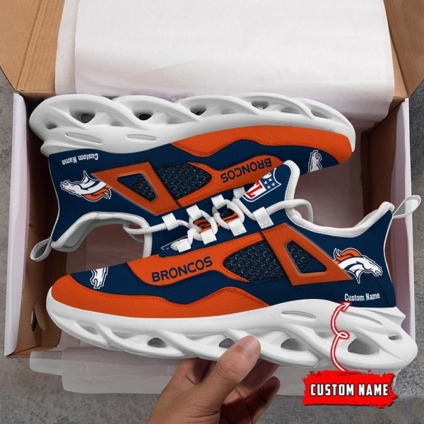 Denver Broncos Max Soul Shoes Sneakers For Men And Women