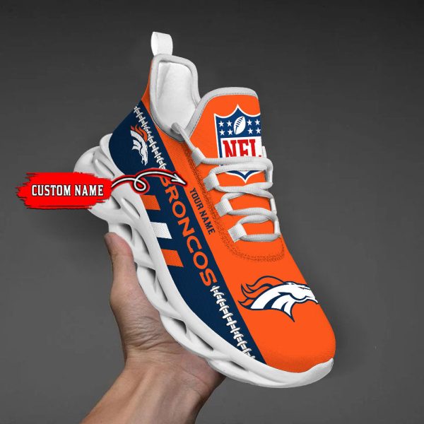 Denver Broncos Max Soul Shoes Sneakers For Men And Women