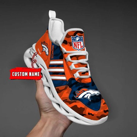 Denver Broncos Max Soul Shoes Sneakers For Men And Women