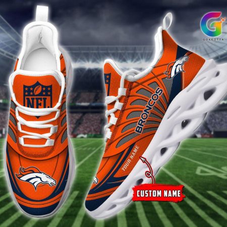 Denver Broncos Max Soul Shoes Sneakers For Men And Women
