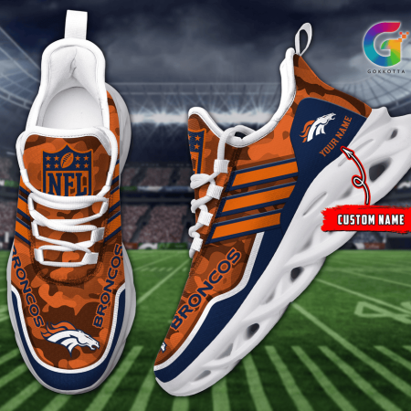 Denver Broncos Max Soul Shoes Sneakers For Men And Women