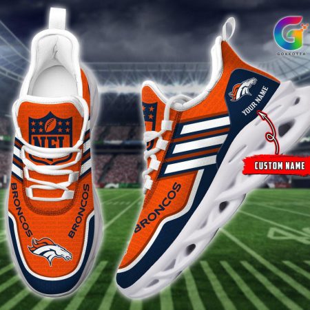 Denver Broncos Max Soul Shoes Sneakers For Men And Women