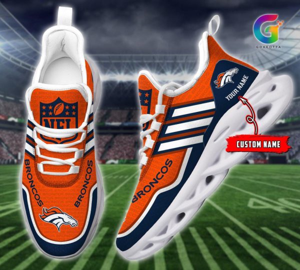 Denver Broncos Max Soul Shoes Sneakers For Men And Women