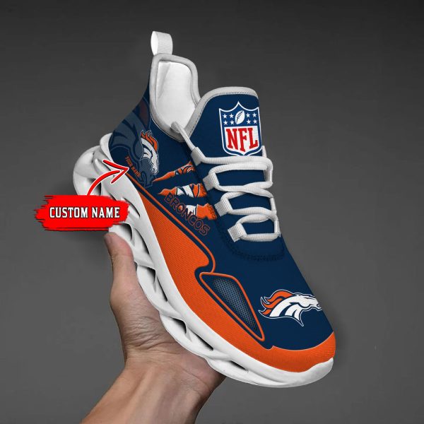 Denver Broncos Max Soul Shoes Sneakers For Men And Women